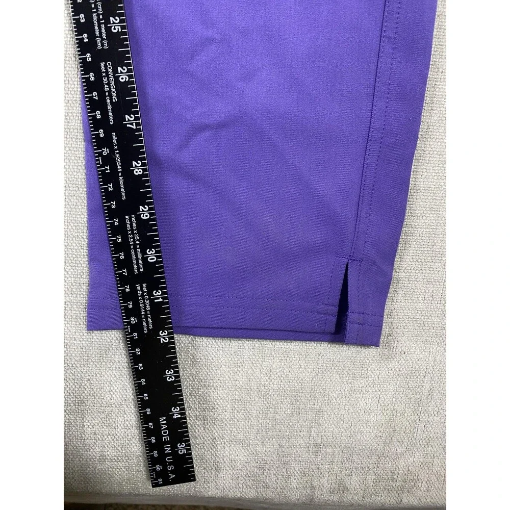 FIGS Technical Collection HW Yola Pants Womens XL Tall Purple Scrub Medical